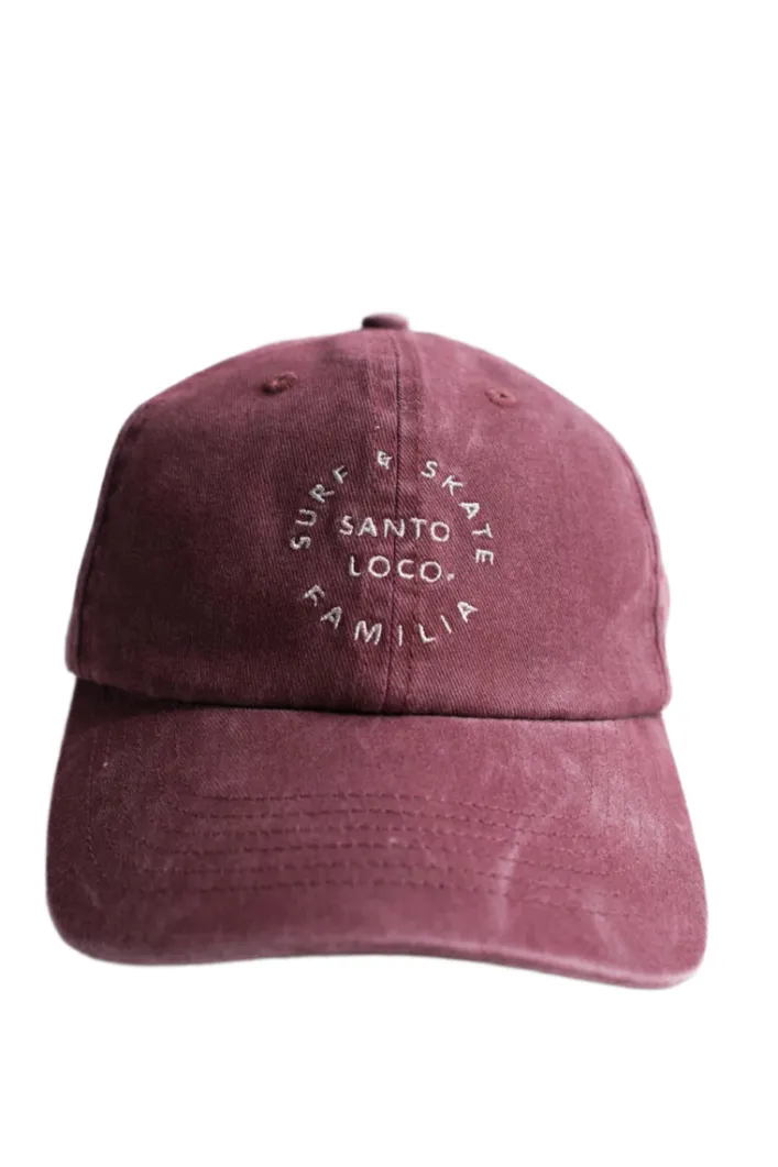 SantoLoco Familia Cap Red Wash