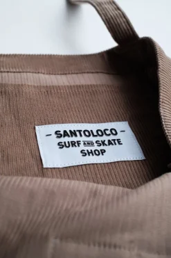 SantoLoco Tote Bag Corduroy Dark Sand