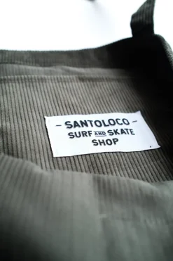 SantoLoco Tote Bag Corduroy Dark Green