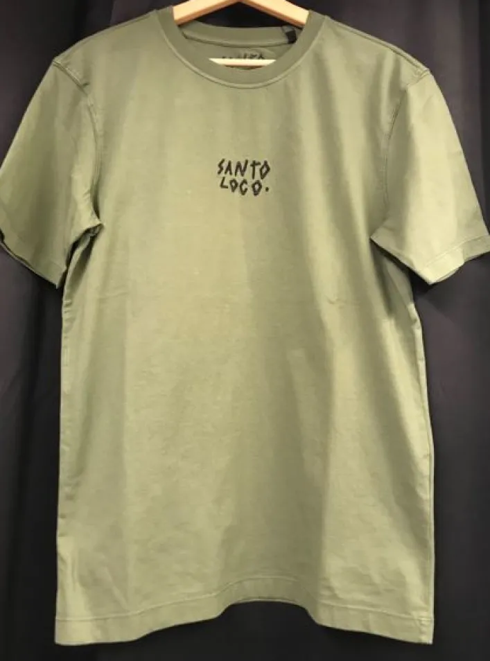 SantoLoco T-Shirt mit Stick-Logo