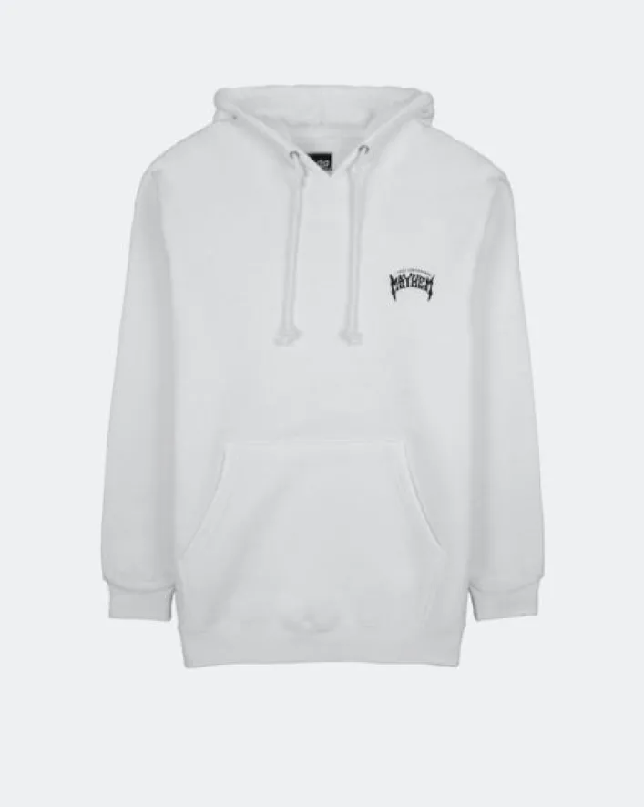 Schwerer Kapuzenpullover von Lost Mayhem Designs