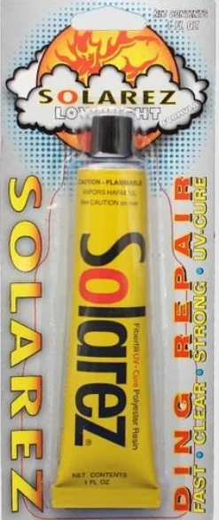 Solarez Polyester 1oz Dellenreparatur bei schwachen Lichtverhältnissen
