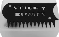 Sticky Bumps Wachsbox Klar + Kamm