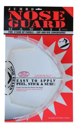 SurfCo Hawaii Jumbo Nose Guard & Tail Guard Combo Pack Clear