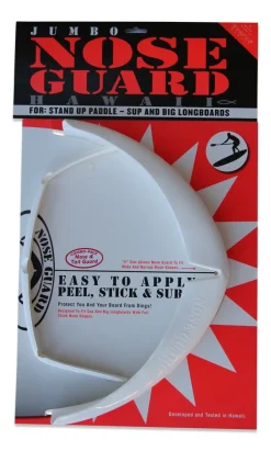 SurfCo Hawaii Jumbo Nose Guard & Tail Guard Combo Pack White
