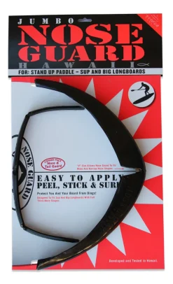 SurfCo Hawaii Jumbo Nose Guard & Tail Guard Combo Pack Black