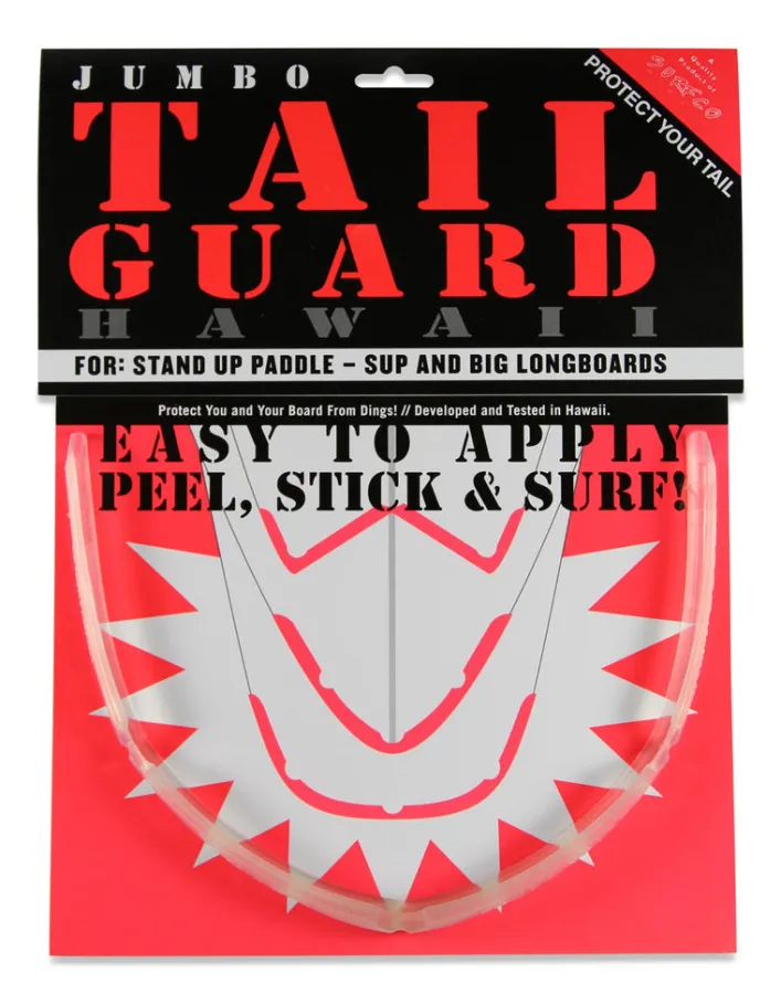 SurfCo Hawaii Jumbo Tail Guard for Stand Up Clear