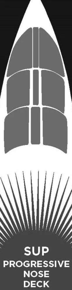 SurfCo Hawaii Wachsmatten-Set – SUP-Nasendeck (3 Fuß)