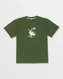 T-Shirt Volcom Dentall SST Dunkelpinie