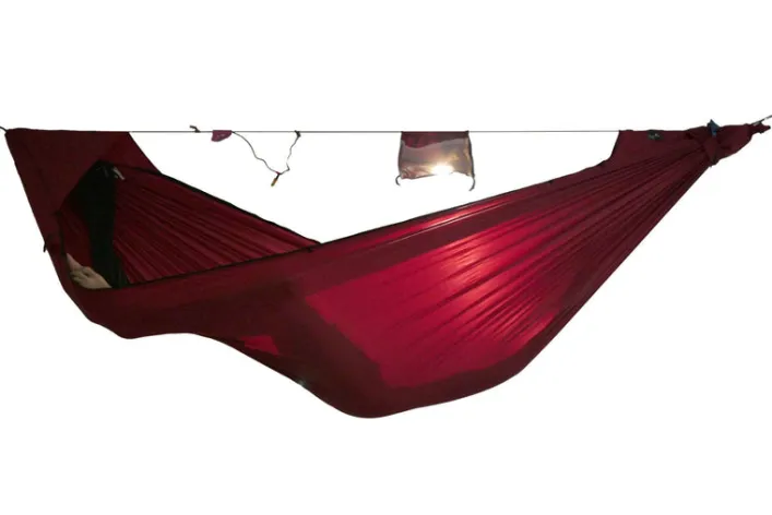 TTTM Pro Hängematte (325 x 170 cm, leichteste Hängematte inkl. Moskitonetz mit Reißverschluss und UHMPE-Firstleine)