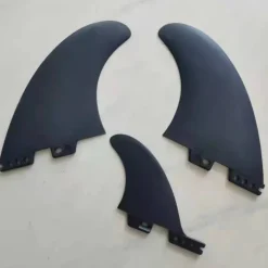 Twin Fin Set mit Center Finne für FCS 2 Black