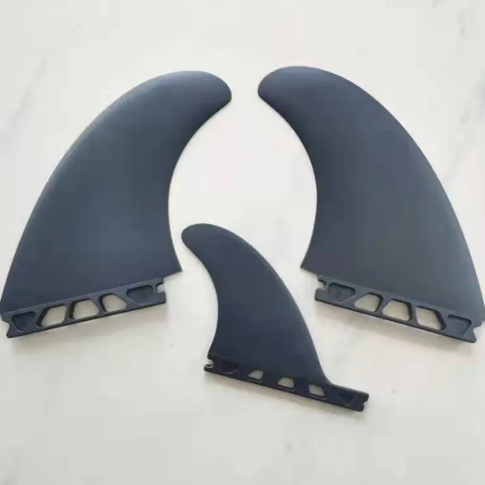 Twin Fin Set mit Center Finne für Futures Black