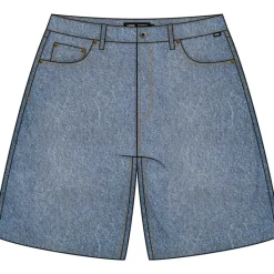 Vans Check-5 Baggy Denim Shorts