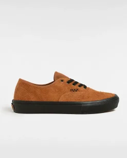 Vans Skate Authentic Schuhe Suede BLK/Rust