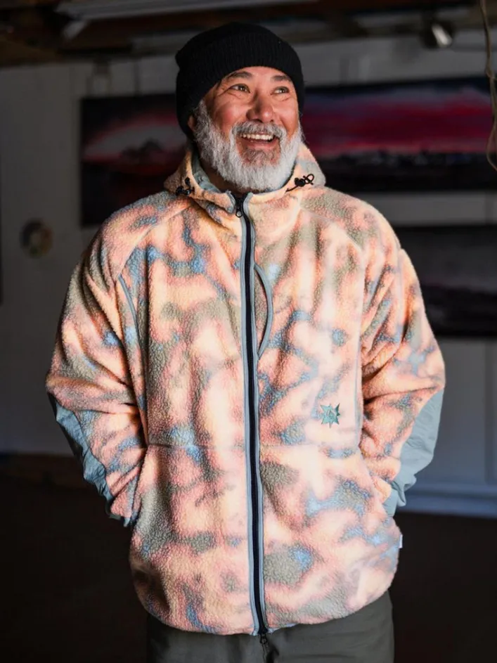 Volcom – TT B Iguchi – Fleece-Kapuzenpullover mit Reißverschluss