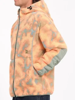 Volcom – TT B Iguchi – Fleece-Kapuzenpullover mit Reißverschluss